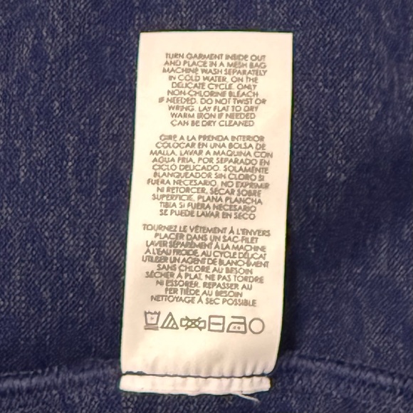 Women's Cabi #4438 Cuddle Tee Cobalt Blue V-Neck 3/4 Sleeve Size M - Picture 6 of 6